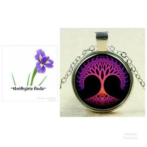 NWOT-Tree of Life 18" Cabachon Necklace